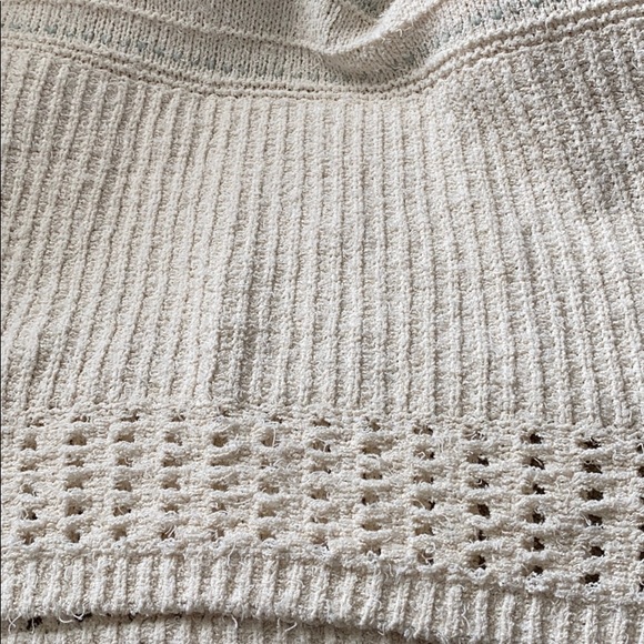 NWT Free People Sweater with Hood Natural Size M - Picture 7 of 7